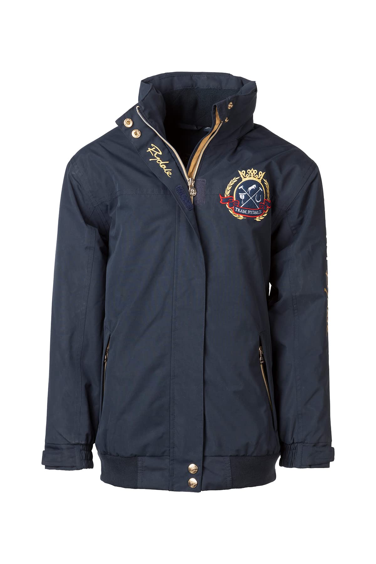 Kid's Bomber Jacket Boys Girls Equestrian Jackets Waterproof Coat Unisex (as8, age, 5_years, 6_years, regular, Dark Navy)