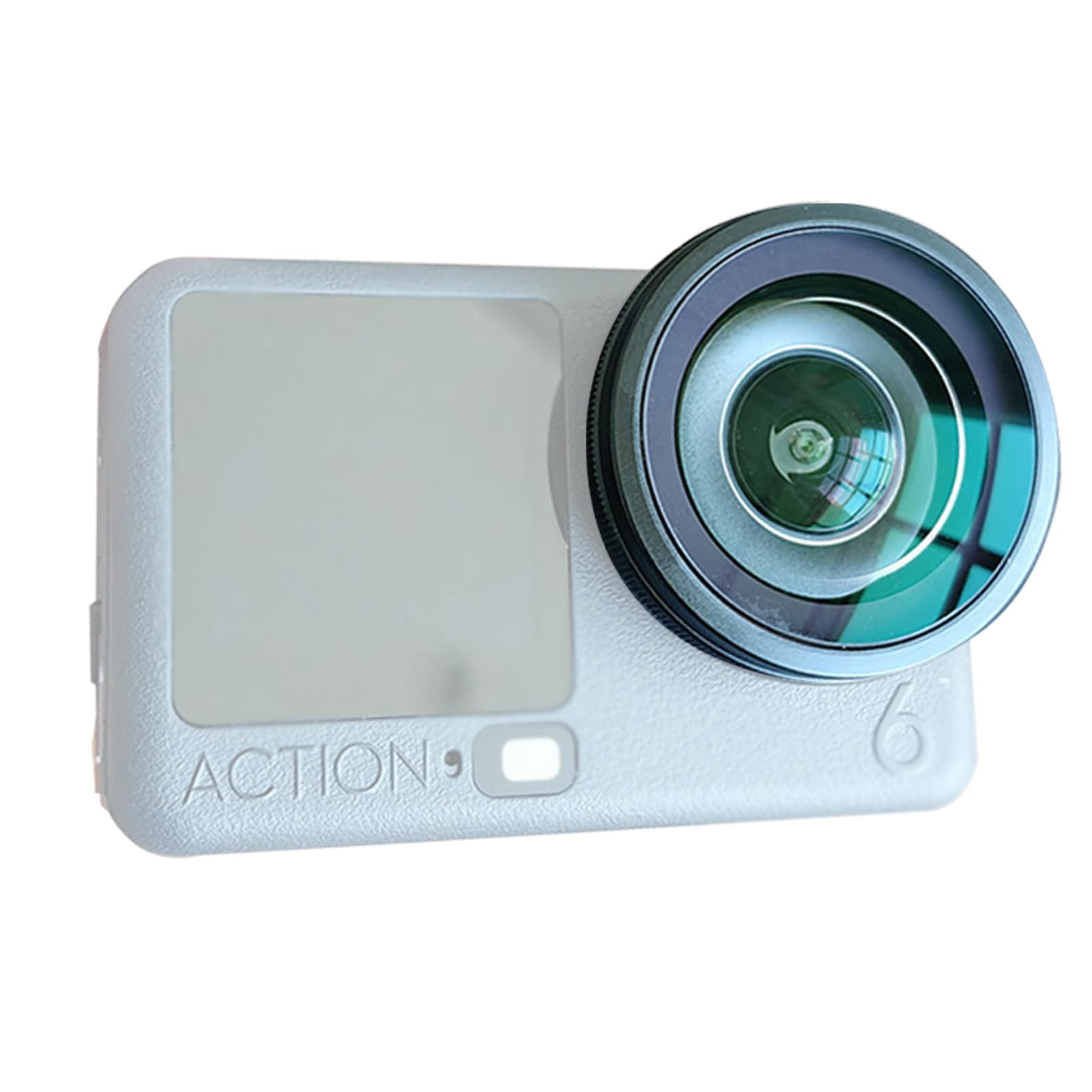 Lente gran angular de 185° para DJI OSMO Action 6, lente OSMO Action 6 Boost, aumenta las tomas de cámara de acción, accesorios de lente de cámara de acción
