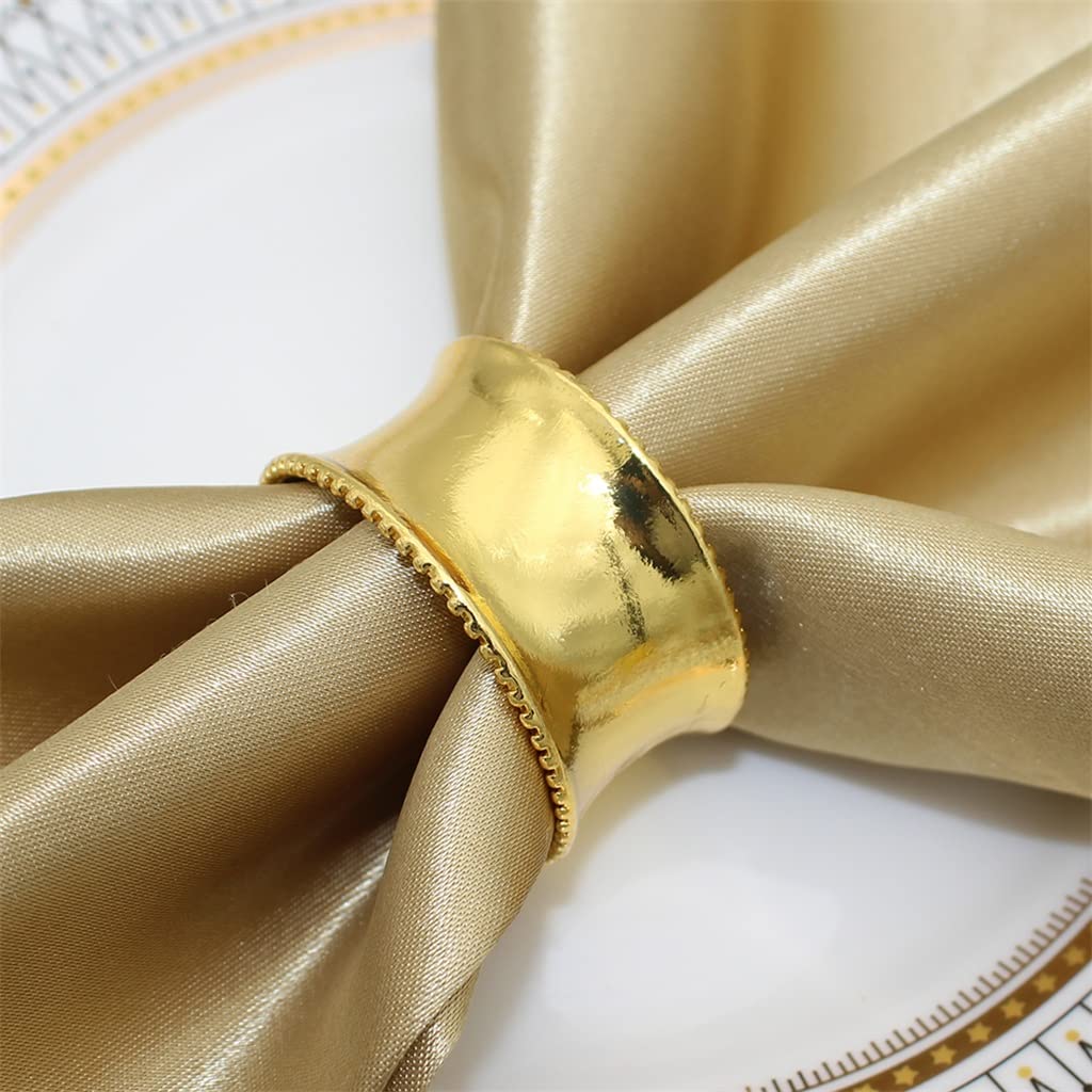 Porte-Serviettes en métal Anneaux Boucle de Serviette pour Les dîners de Mariage Mariages réceptions décoration de Famille (D)