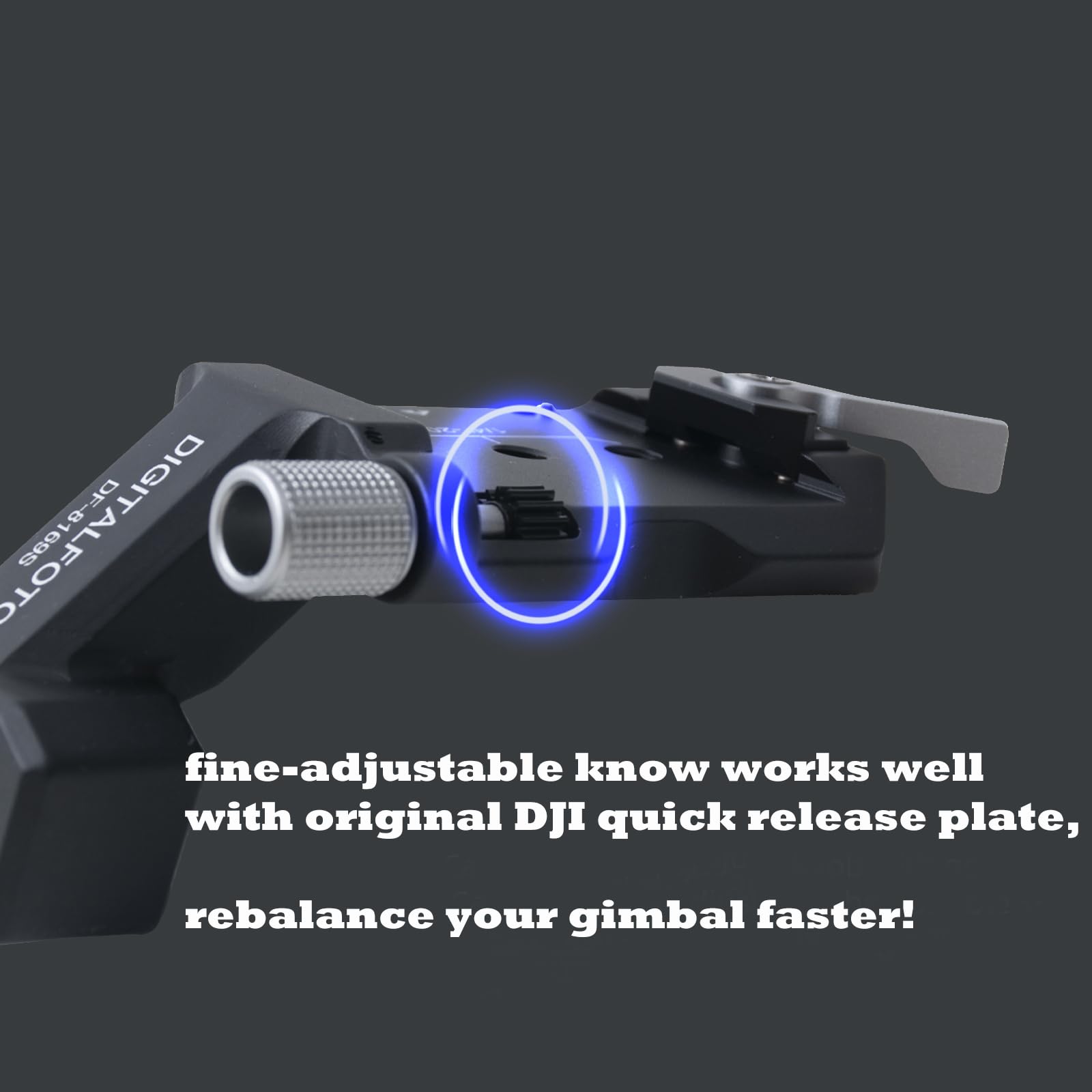 DF DIGITALFOTO RS3 Portrait, Ulepszony Pionowy Uchwyt Kamery RS3 2. Generacji, Kompatybilny z DJI Ronin RS2/RS3/RS3Pro, do Nagrywania w Mediach Społecznościowych (IG, YouTube Shorts, Reels)