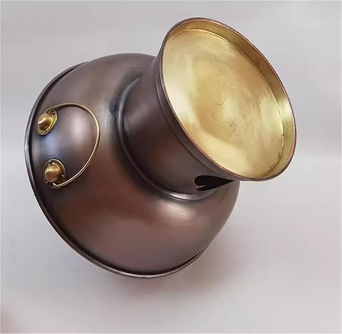 Olla Hot Pot de Cobre a Carbón Vintage 28cm para Reuniones Familiares miniatura 2