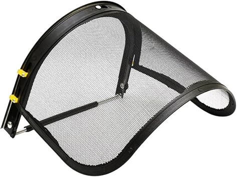 Forest Safety Helmet Mesh Face Guard for Forestry Use - Protective Accessory for Grass Cutting Safety Measures