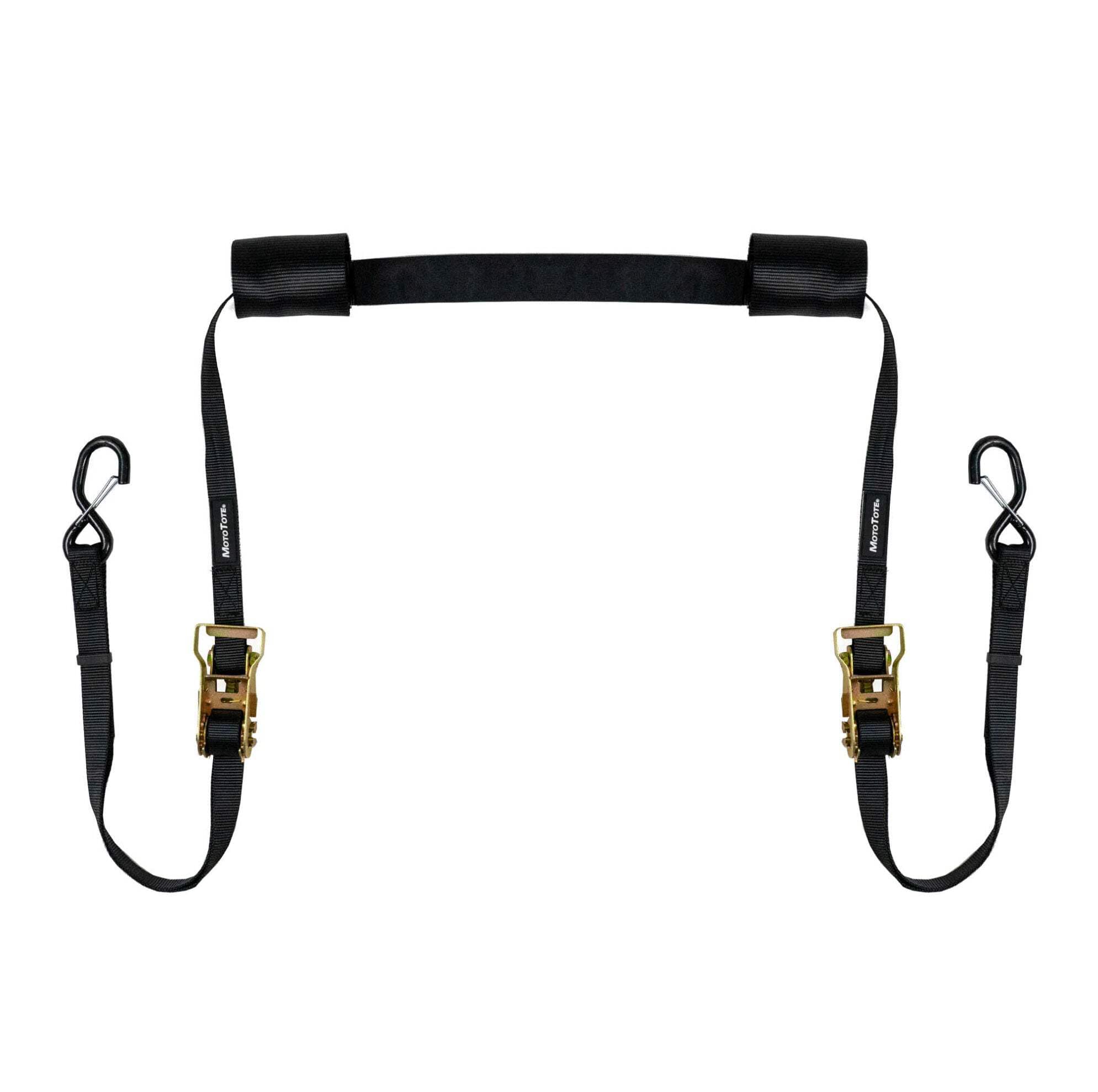 MotoTote HandleCuff Ratcheting Tie Downs (4,170 lbs. Breaking Load Limit) – Innovative, Strap System for Motorcycle Handlebars Grips
