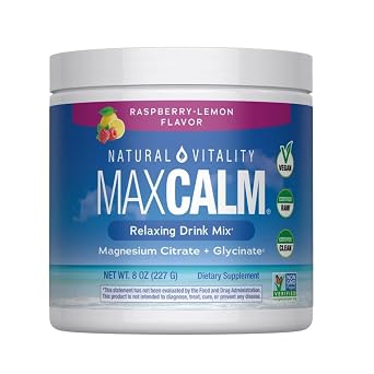 Natural Vitality Calm, The Anti-Stress Dietary Supplement Powder, Raspberry Lemon - 8 Ounce Packaging May Vary