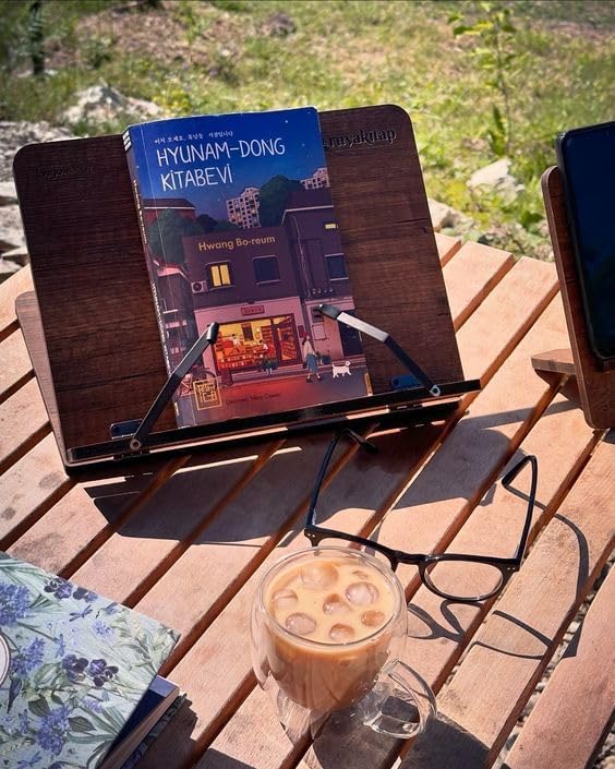 Vigo Wood - Kitap Okuma Standı (Ceviz) - Görsel 3