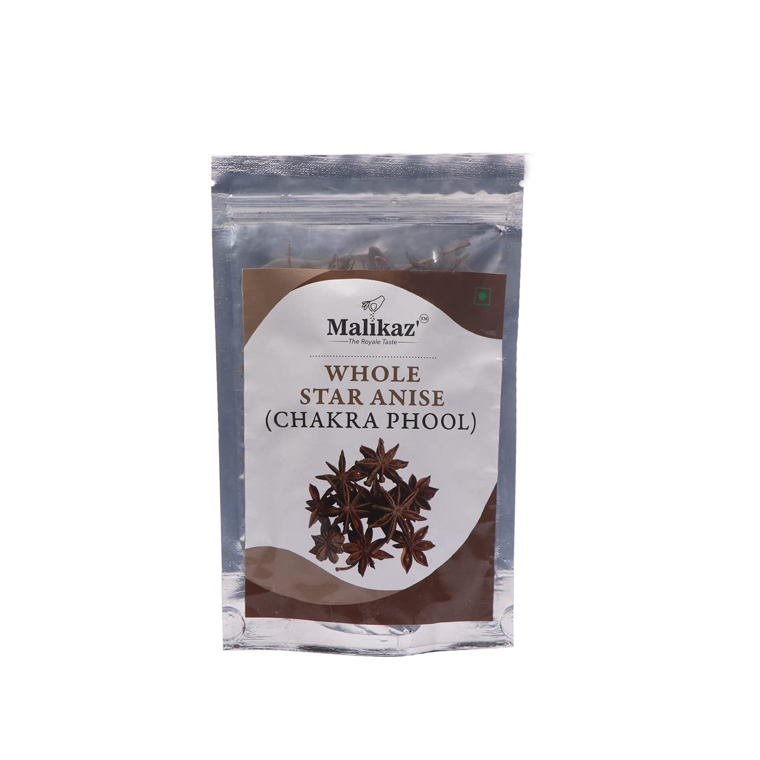 Malikaz' The Royale Taste Whole Star Anise (Chakra Phool), 50 g