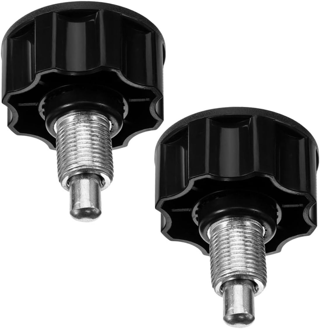 Wakauto 2Pcs Spring Pin Knob Replacement for Exercise Bikes Versatile Fitness Equipment Pull Pin Easy to Install Compatibility with Gym Machines