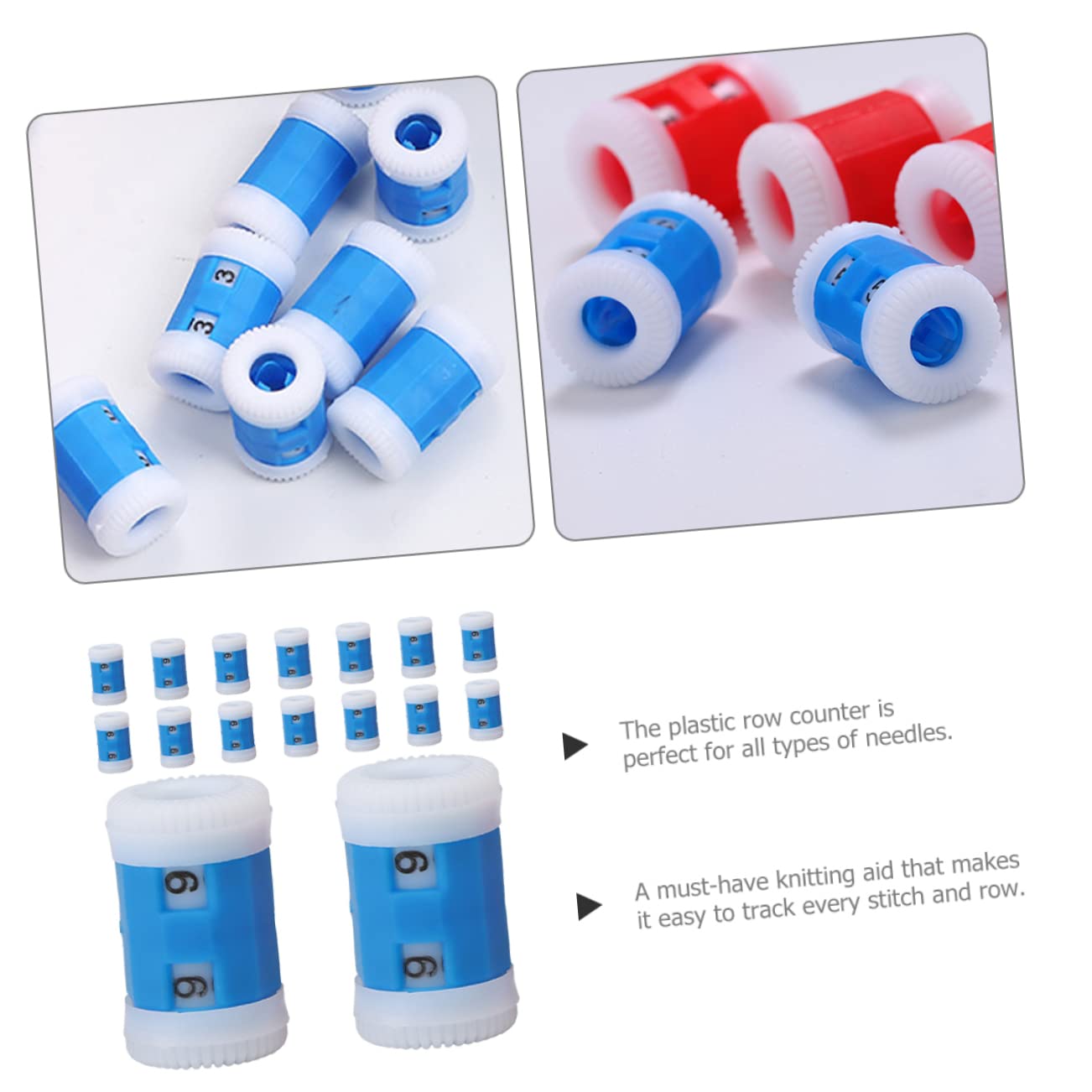 HAPINARY 100stücke Flexible Strickzähler Und Maschenmarkierer Für Anfänger Beim Stricken Und Häkeln Präzise Und Einfach Zu Bedienen