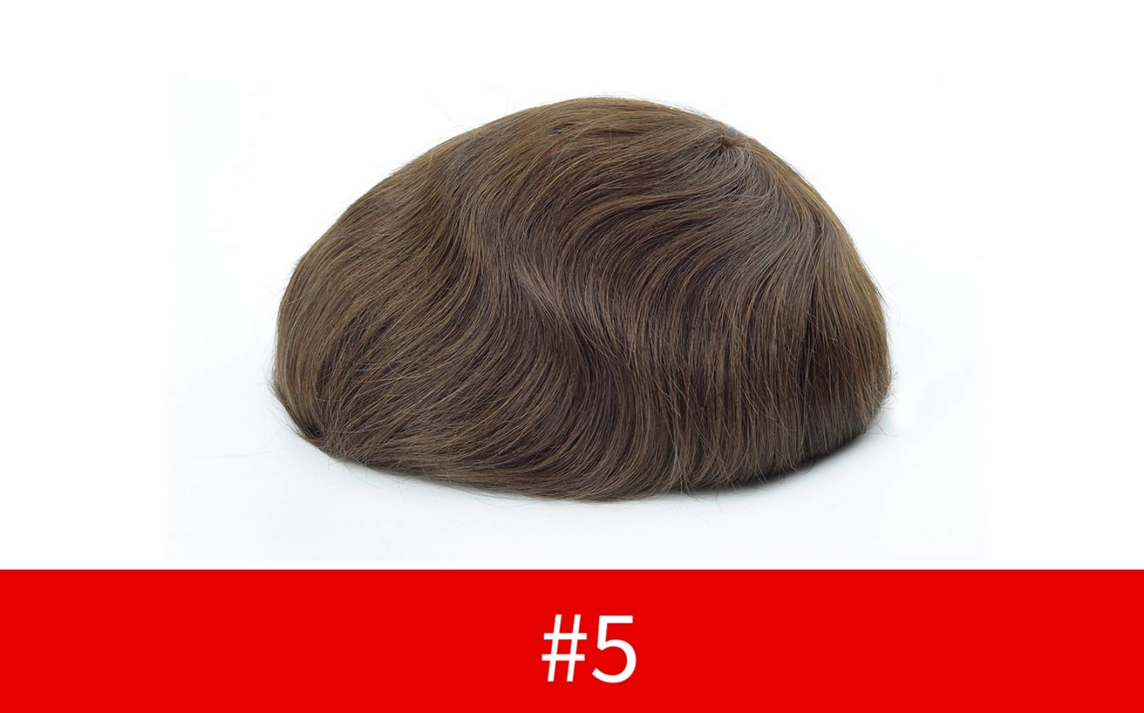 Lordhair peruka męska, realistyczna tupet, 0,08 mm, cienka skórzana podstawa, 20 x 25 cm, łatwe zakładanie, średnia gęstość, francuskie koronki i zaawansowane połączenie PU