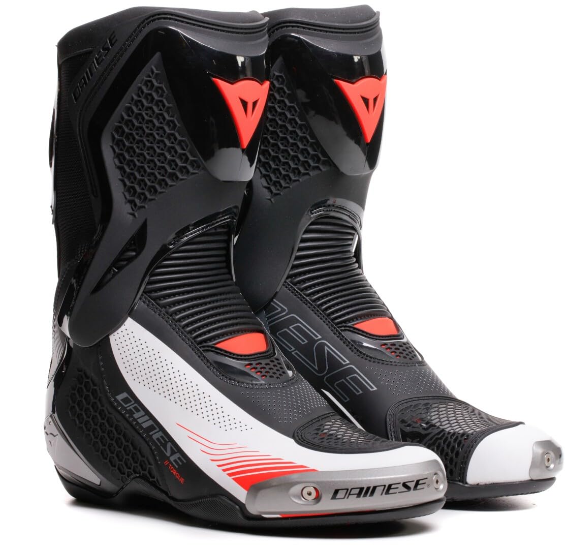 Dainese Torque 4 Air S26 Motocyklowe buty, czarny/biały/czerwony, 47