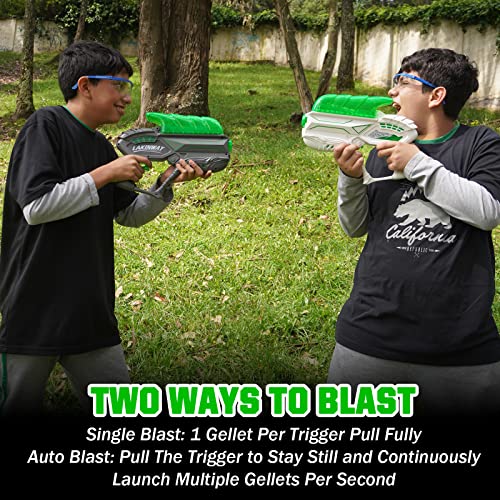 Gel Splatter Ball Gun For Kids - Electric Gel Ball Blaster Splat Guns For Adult, Automatic Orbeez Gun Big Pistol With Goggles & 20000 Water Beads & 1200+ Large Hopper, Toys Gifts For Boys Age 8-12-14+ #TOP1