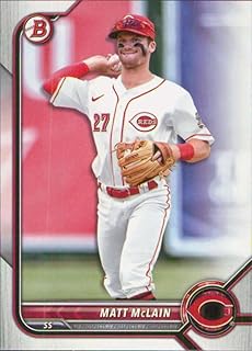 2022 Bowman Draft #BD-100 Matt McLain NM-MT Reds