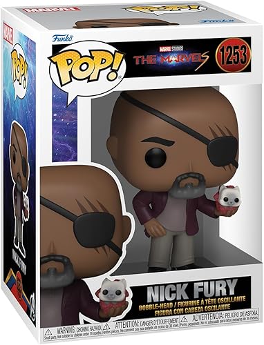 Funko POP! Vinyl The Marvels - Nick Fury - Figura de vinilo coleccionable - Idea de regalo - Producto oficial - para niños y adultos - fanáticos de