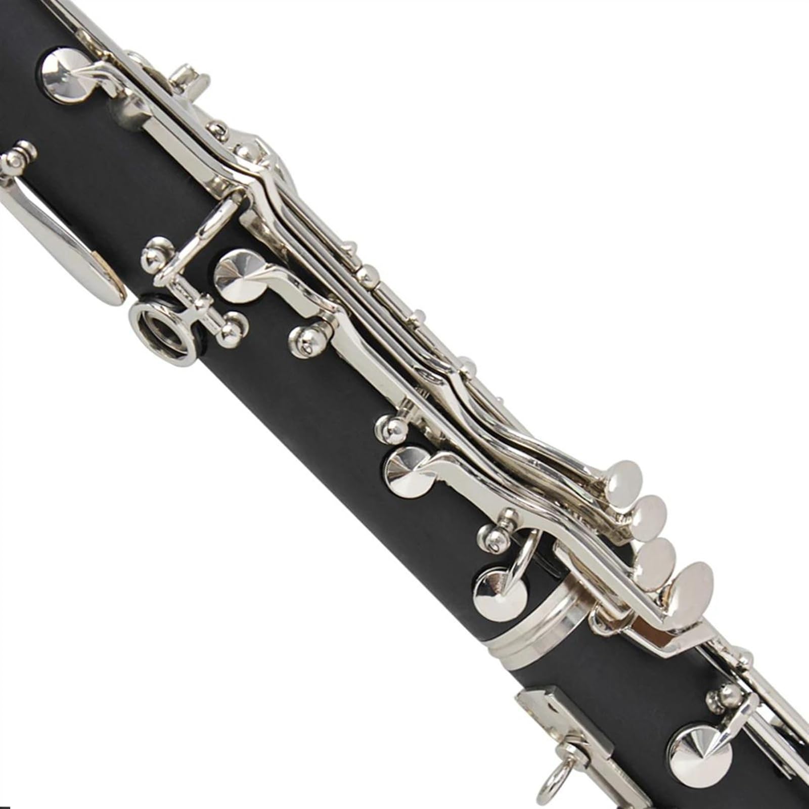 Clarinetto Piatto Nero 17 Tasti B Corpo In Resina ABS Chiavi Placcate In Nichel Clarinetto Con Custodia E Accessorio Clarinetto Set