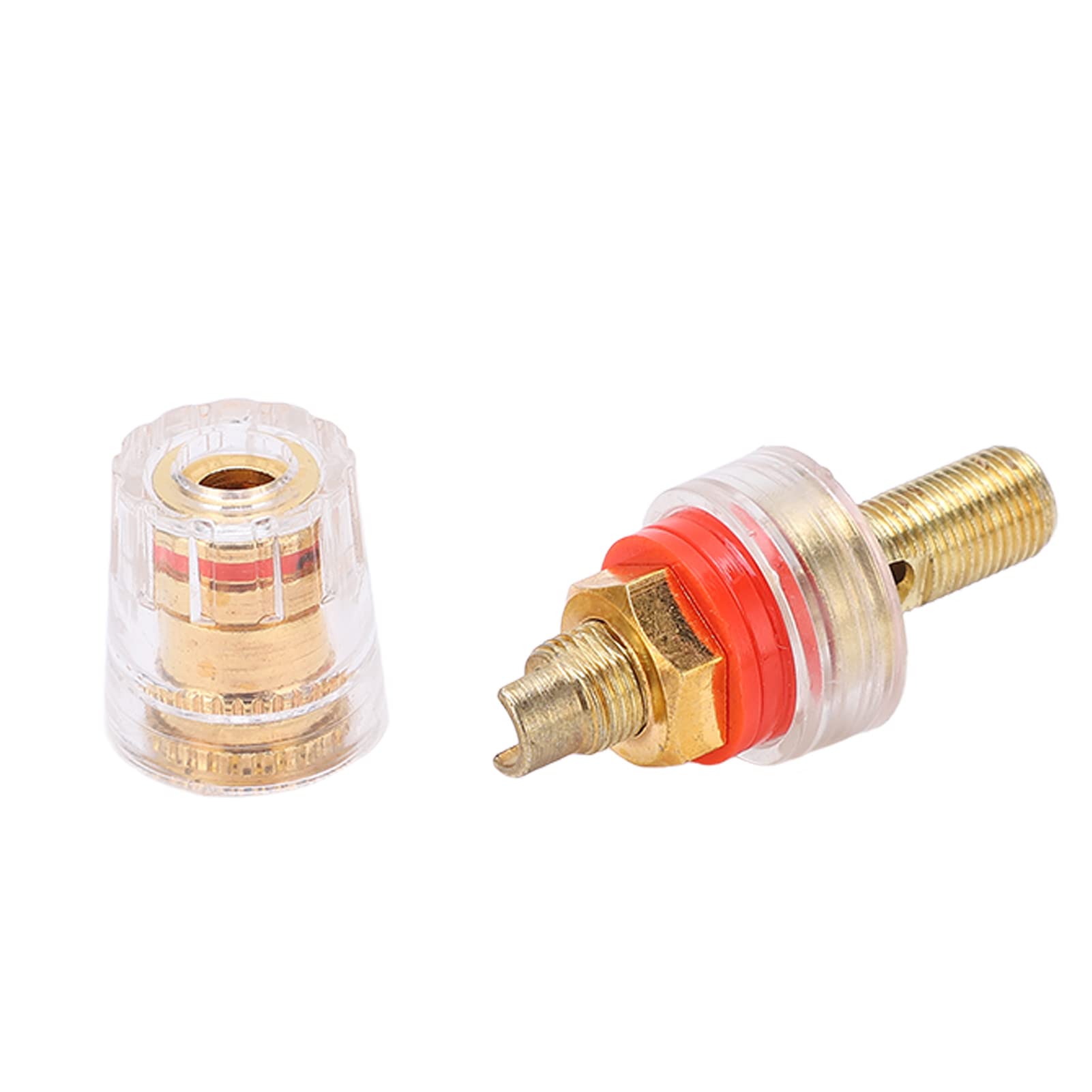 Electronic Parts, Long Service Life Binding Post Adapter for Industrial Equipment for Electronic Instruments Red