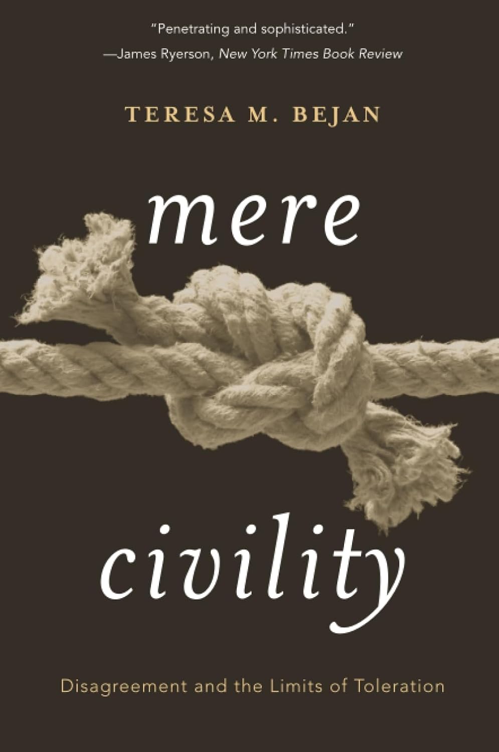 Mere Civility: Disagreement and the Limits of Toleration      Paperback – October 1, 2019