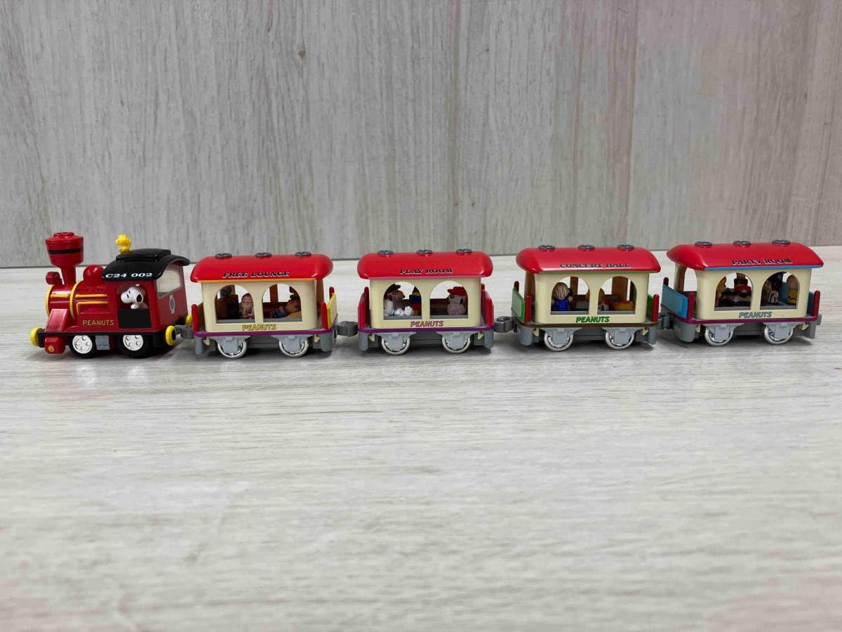 ZA○043 未開封 PEANUTS チョロQ Happy Train SNOOPY ピーナッツ