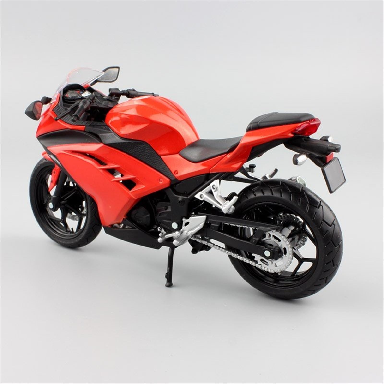 Modello 1:12 Per Kawasaki Ninja250R 2013 Modello Di Moto Simulazione Auto Giocattolo In Lega(Orange)