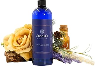 Sophia's Egyptian Musk Fragrance Lamp Oil Refills, Effusion Lamp Fragrance Oil for Redolere Lamps, Scented Lamp Oil for Fragrance Lamps, 16 Fluid Ounces of Catalytic Scented Oil Made in USA