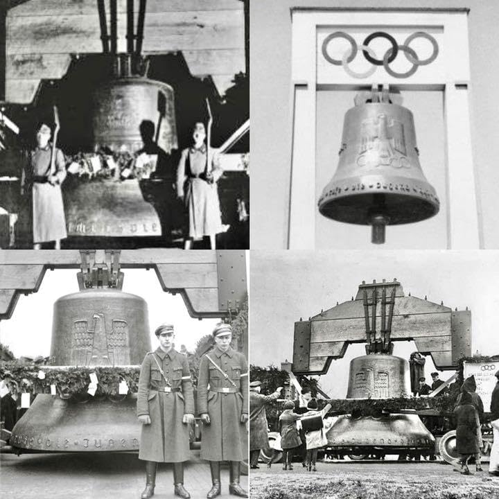 1936年 ナチス ドイツ KPM ベルリン オリンピック ベル 磁気 マイセン 1936年 ナチス ドイツ KPM ベルリン オリンピック ベル 磁気 マイセン