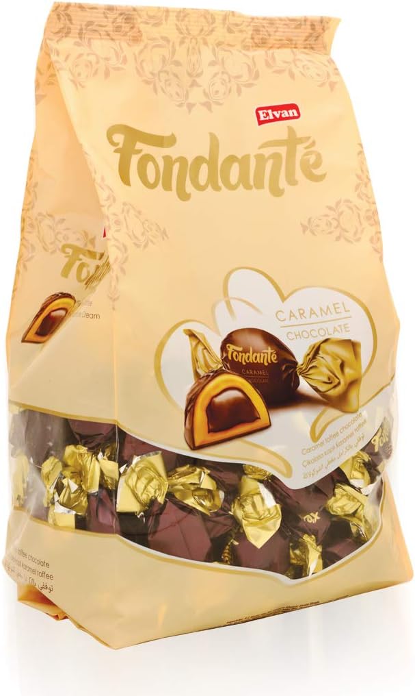 Elvan Fondante CaRAMel Toffee Chocolate, 500 gm Amazon.ae Grocery