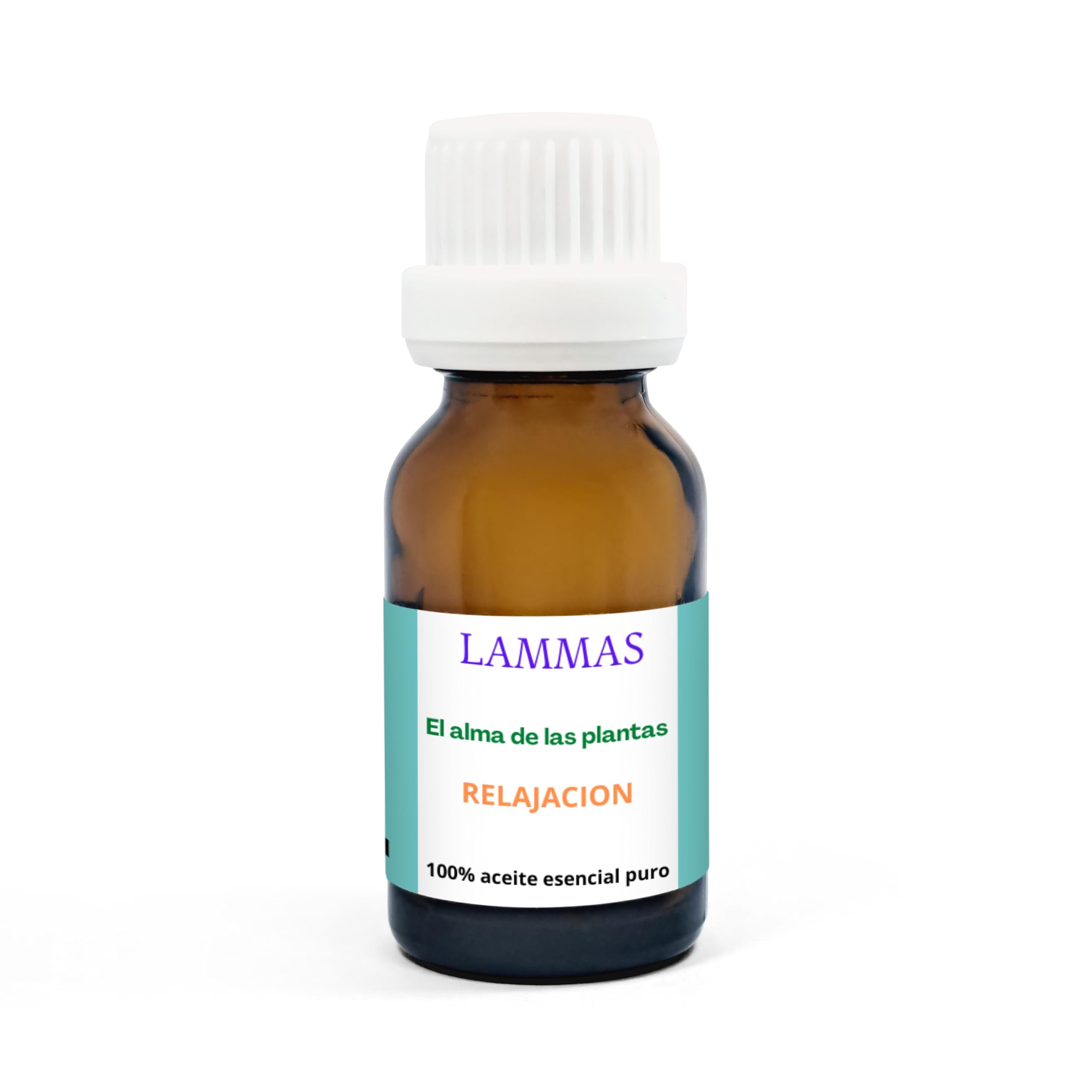 Aceites Esenciales para Relajacion LAMMAS, 15 ml, Reduce Estres, Calma Ansiedad, favorece la Concentracion, Relajacion muscular, Difusor, Masaje y Aromaterapia