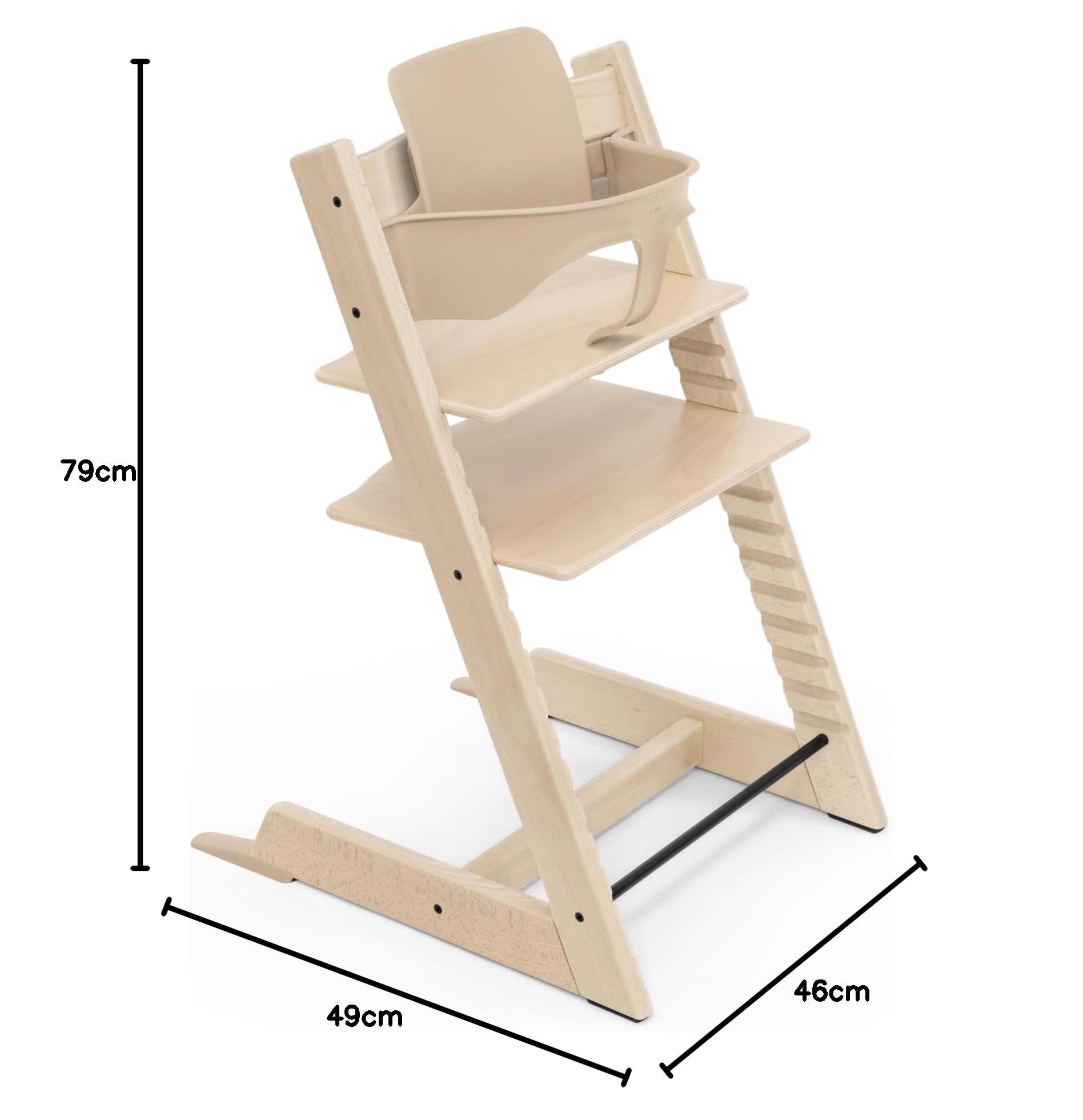 Trona Tripp Trapp de Stokke, Natural