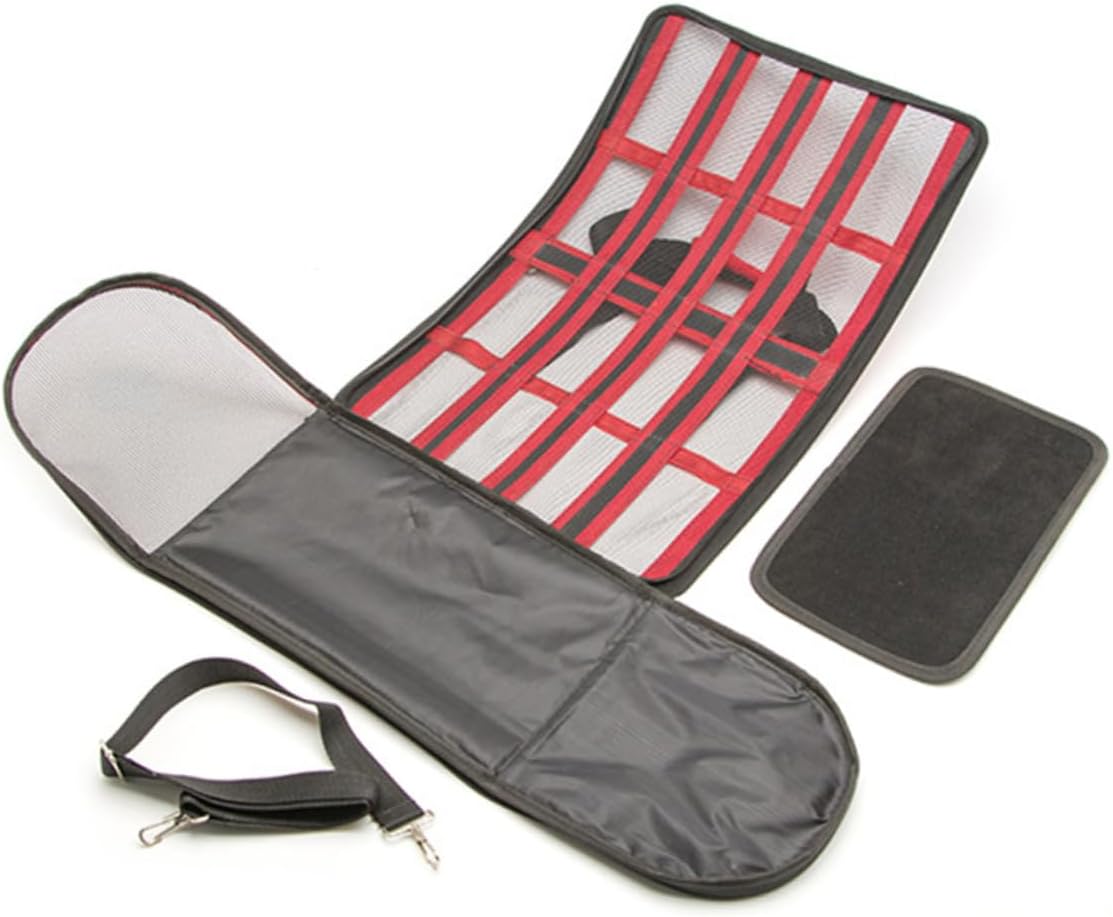 Transparent Pet Carrier Handbag Portable Adjustable Dog Handbag for Pets Breathable Mesh Red for Travel and Outdoor Adventures