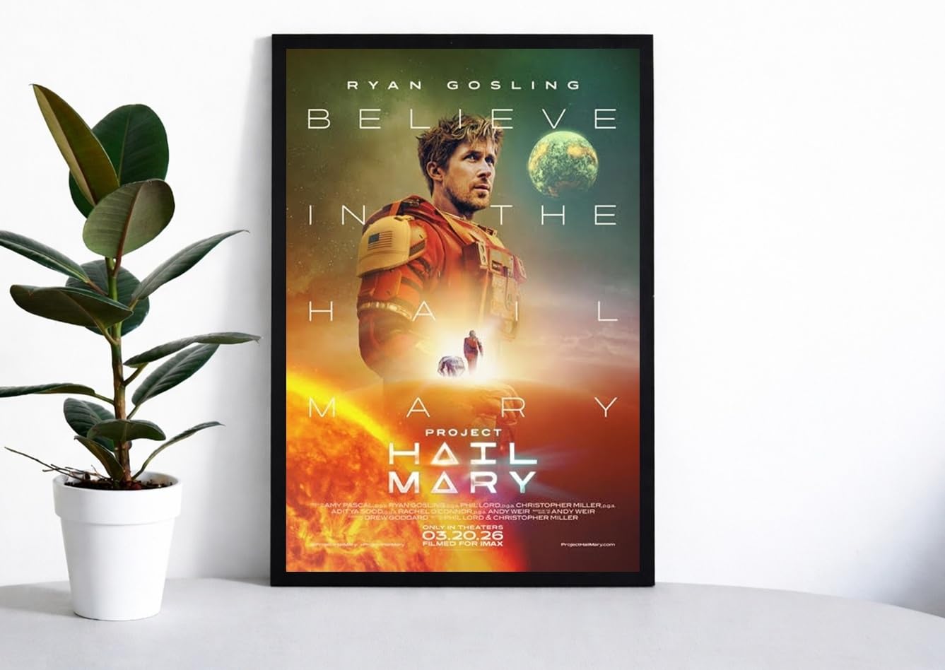 Amazon.co.jp: 映画ポスター プロジェクト ヘイルメアリー 11×17インチ