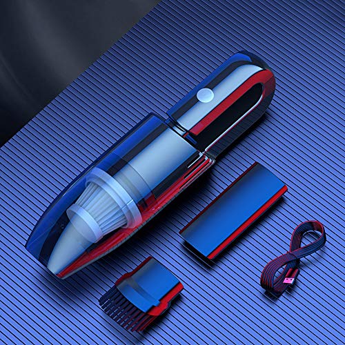 Nishore Aspirador portátil para carro aspirador sem fio Potente ciclone sucção 120W USB recarregável