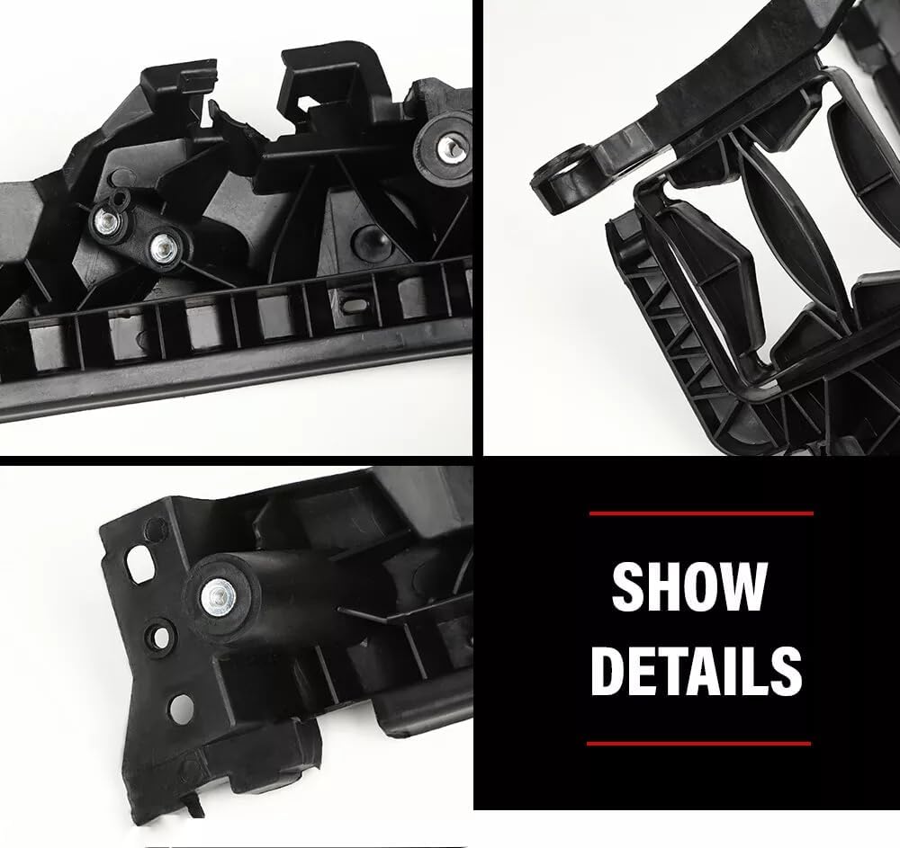 Headlight Bracket Mount Support Plate Retainer Kit of 4 Fit for Audi Q5 2009-2012 8R 2.0T/ 3.0L/ Premium/Prestige/Luxury/Elite Sport Replacement Parts Accessories
