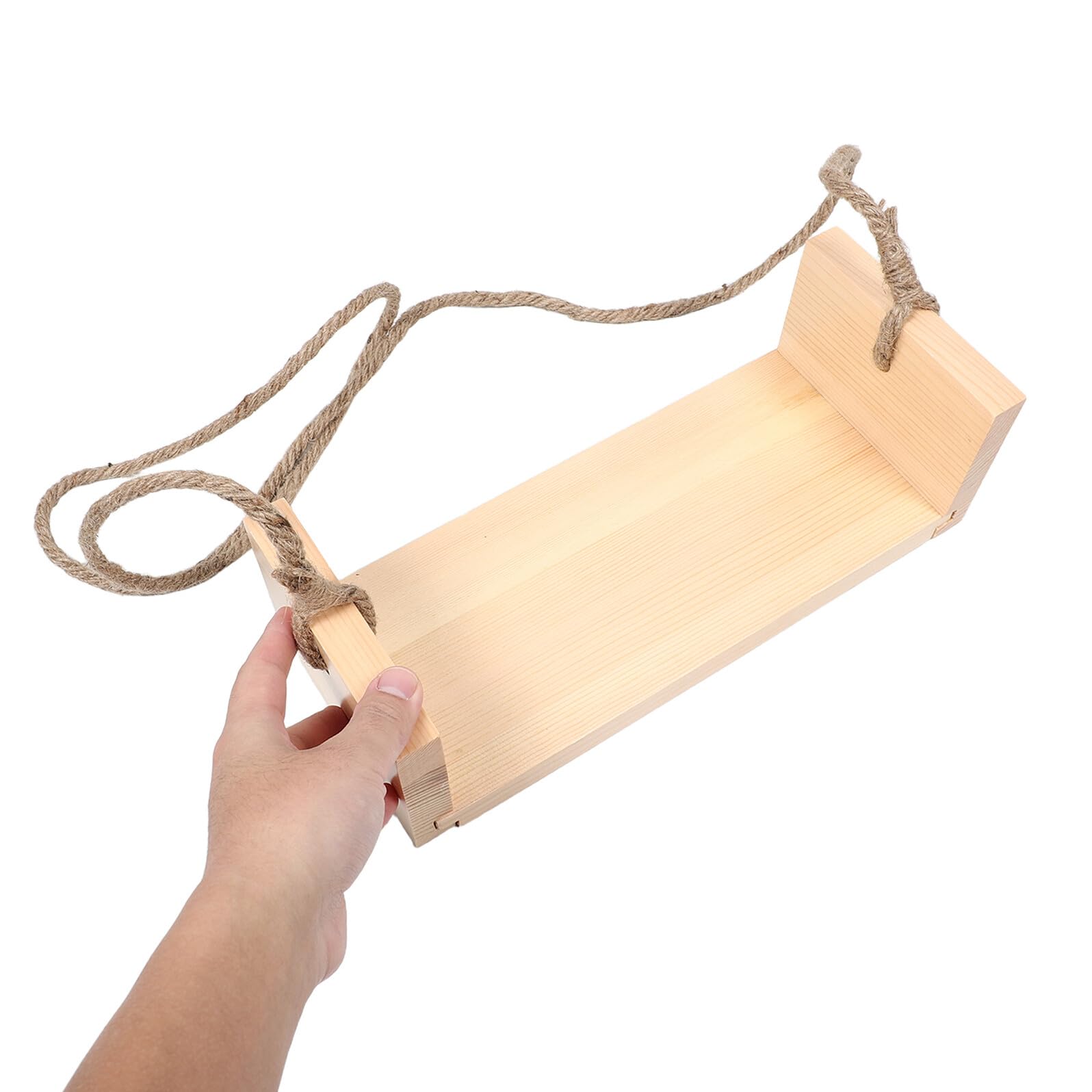 Altalena Sospesa in Legno per Sedile Imbottito Accessorio Fotografico Fatto a Mano per Ragazzo Ragazza Oggetto di Scena Vintage per Servizi Fotografici e Giochi in Casa o