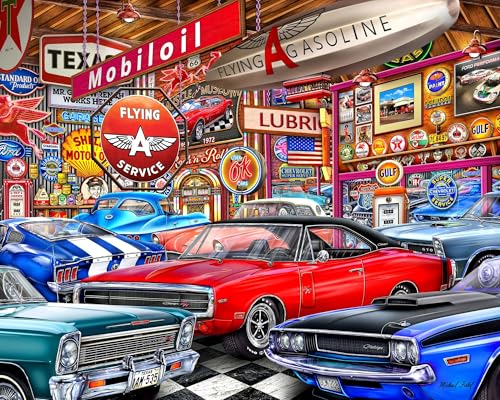 Puzzle Muscle Car Tematica Car 3+ Anos miniatura 1