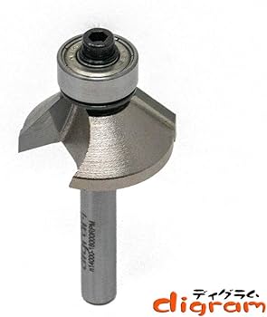 Amazon | トリマー ビット 角面 45度 6mm軸 （ 刃径 26.5mm