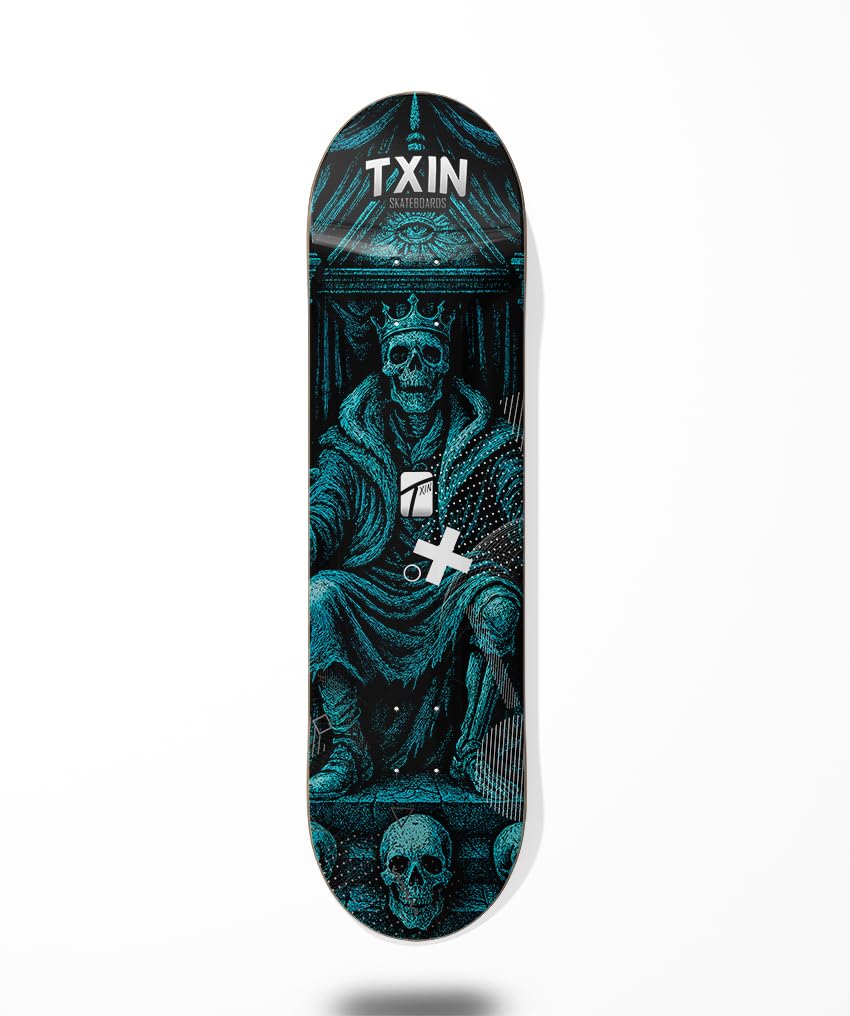Txin Skate Skateboard Deck Planche - Bonesking 8.5