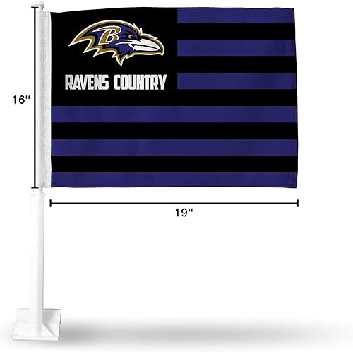 Miniatura 423 de Rico Industries NFL - Bandera de doble cara para automóvil, accesorio para auto B07NHSRDX2