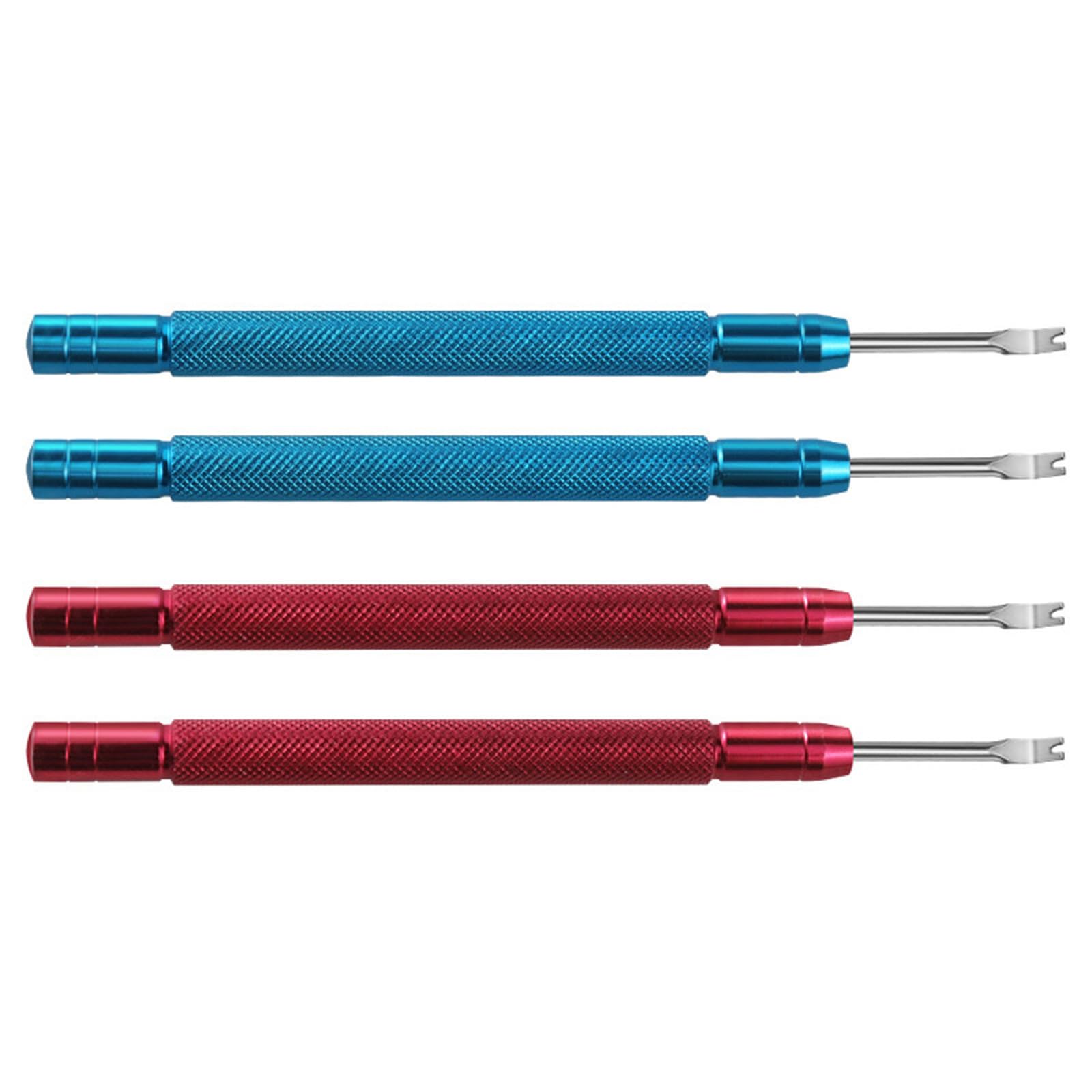4Pcs Watch Repair Hand Removers Ergonomic Aluminum Handle Tool for Delicate Watch Maintenance Nonslip Surfaces Set Hand Pry Tool