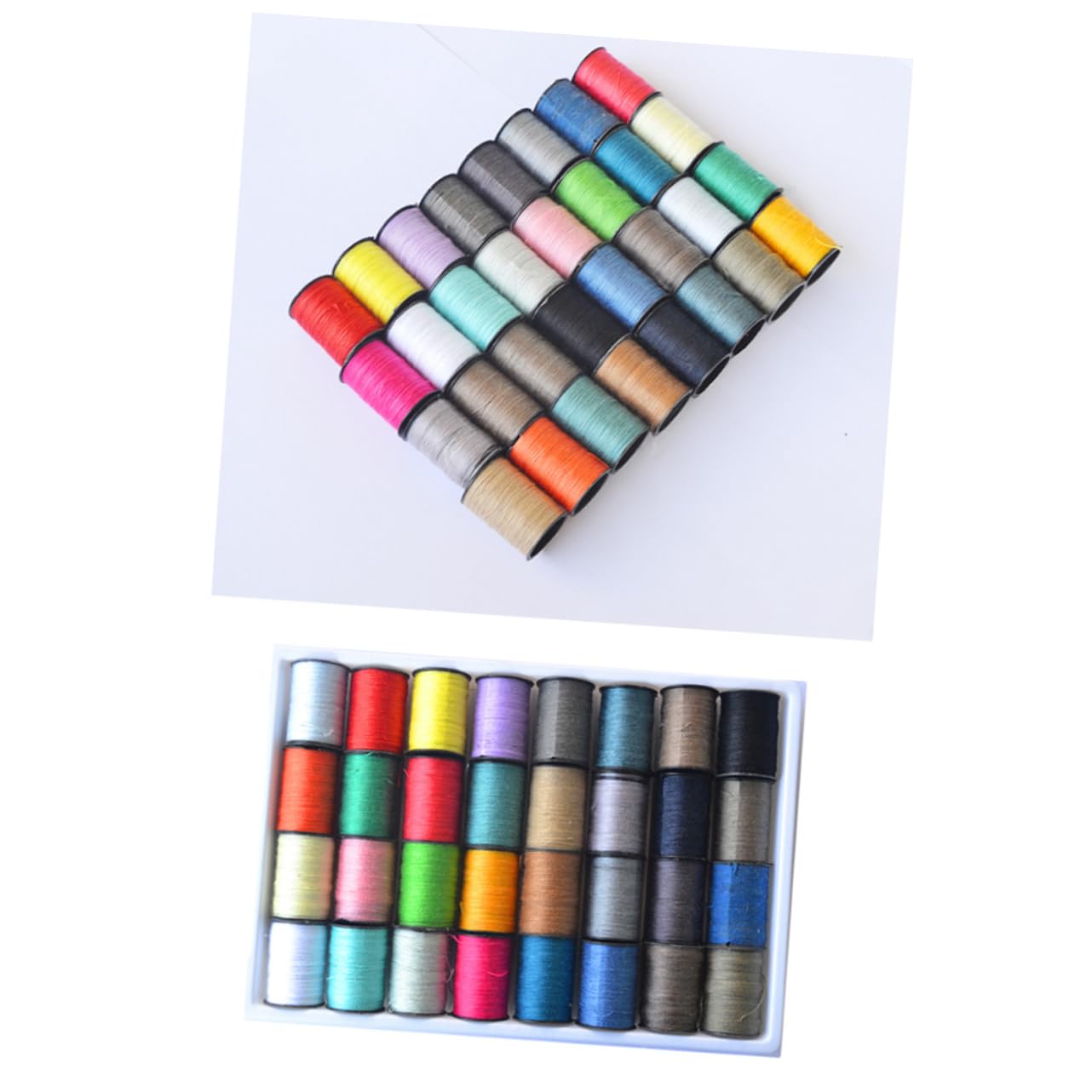 Juego de 60 Carretes de Hilo de Poliéster para Coser