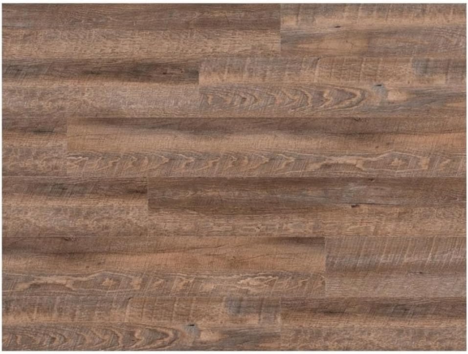 East West Furniture CA-47EC09 Capitola SPC Vinyl Flooring - 4mm x 7 in x 48 in with 20mil Wear Layer and I4F Click Locking EVA Backing Floor Planks, 30 sqft/Case, Golden Beige