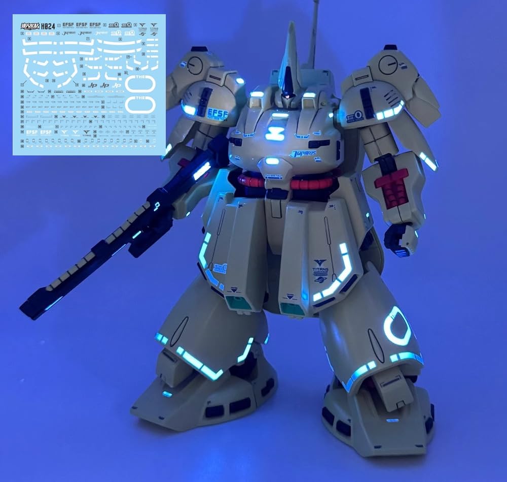 HGUC HG Ji O AKO Fluorescent Decal Water Transfer Type PMX-003 1/144 Mobile Suit Z Gundam THE O