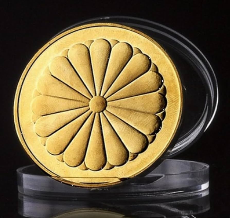 Amazon.co.jp: Anfang 日本金貨 鳳凰 菊花紋章 コイン メダル