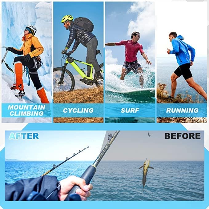 Miniatura 5 de Gafas de sol polarizadas para hombre, gafas de sol deportivas rectangulares vintage para hombres y mujeres