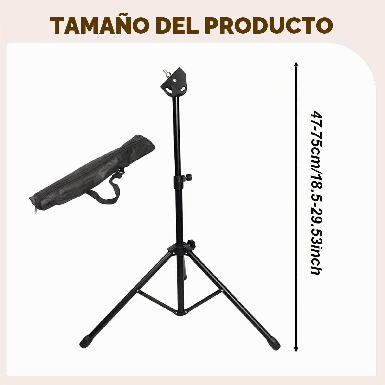 Soporte Portátil para Tambor de 8 Pulgadas, Soporte para Caja de Batería, Soporte Para Trípode, Soporte Ajustable Para Almohadilla