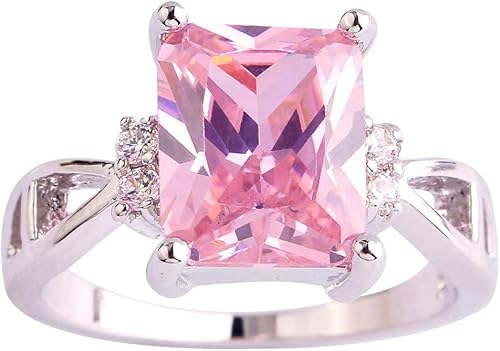 Miniatura 7 de Anillo de plata 925 para mujer con circonita cúbica radiante