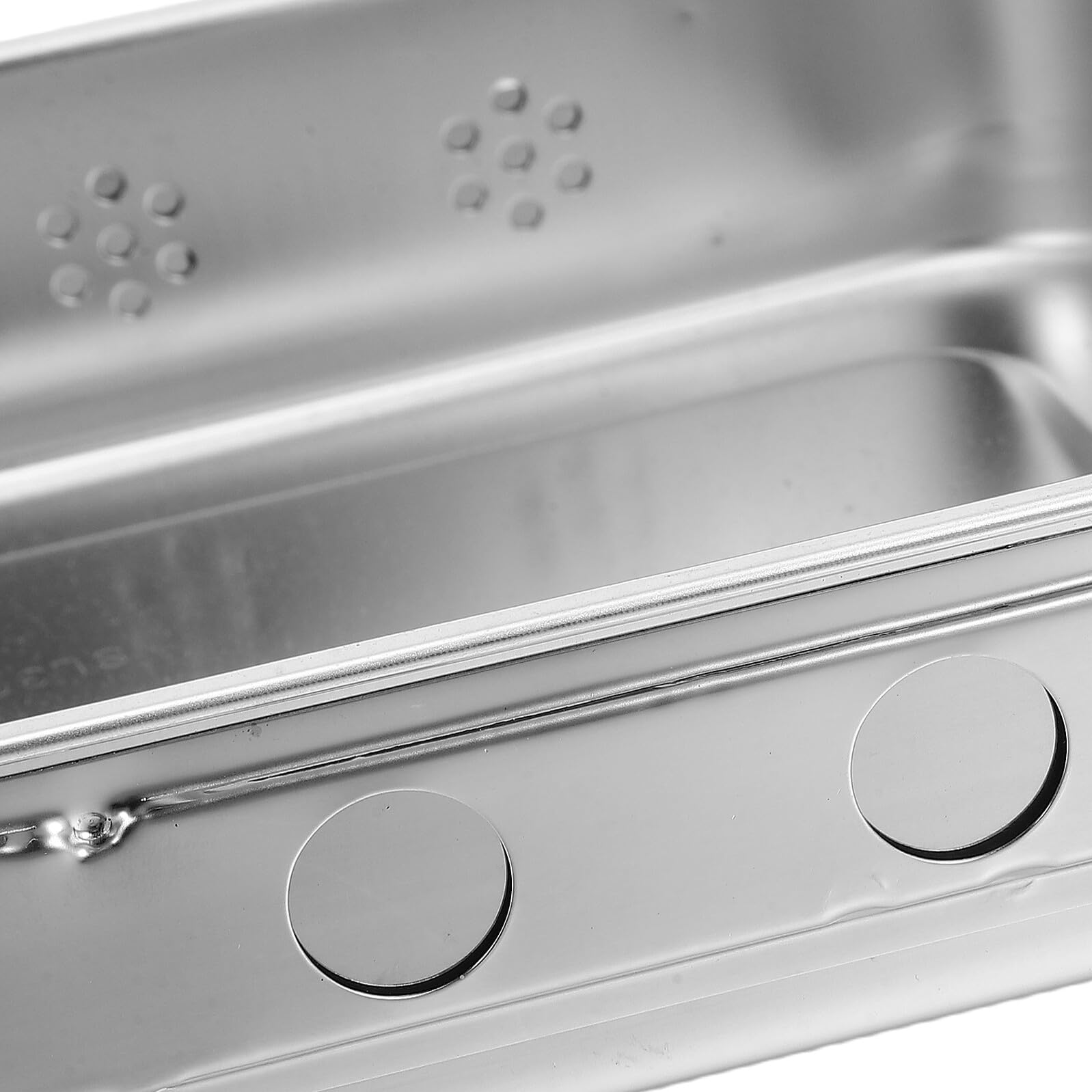 STOBAZA Vassoio per in Acciaio Inox 30X20 CM con Coperchio e Maniglia Contenitore Rettangolare per Strumenti Chirurgici e Manicure Adatto per Studi Dentistici e Laboratori Professionali