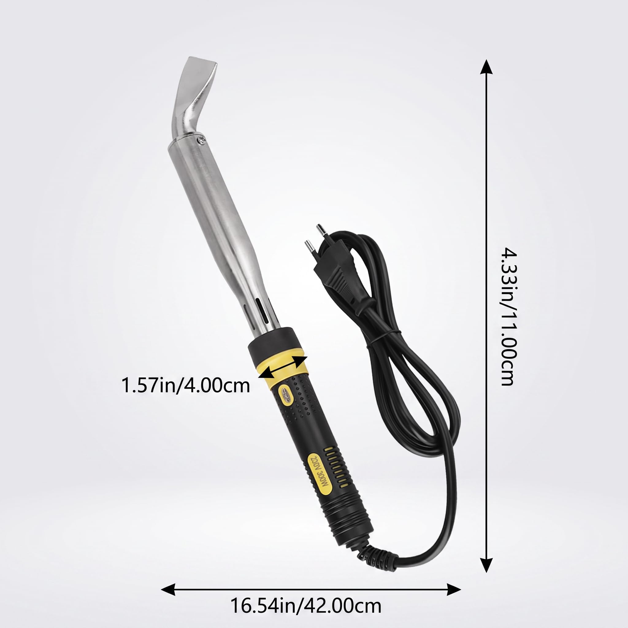 Soldador Eléctrico 300W con Temperatura Ajustable y Calentamiento Rápido para Electrónica Soldador de Estaño Enchufe UE 220V Potente y Preciso