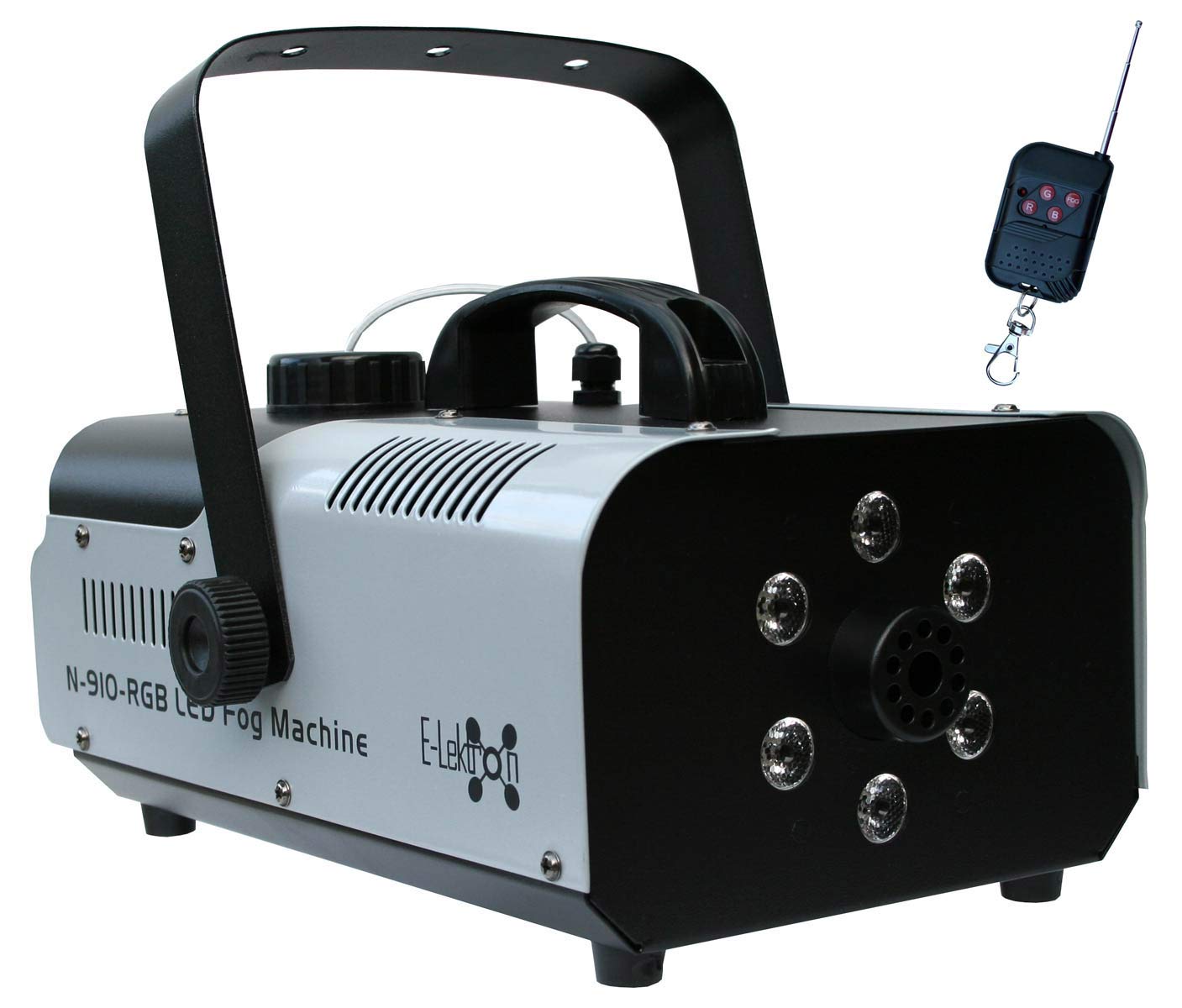 E-Lektron N-910-RGB Nebelmaschine 900W mit LED-Beleuchtung und Funk-Fernbedienung (N-910-RGB)