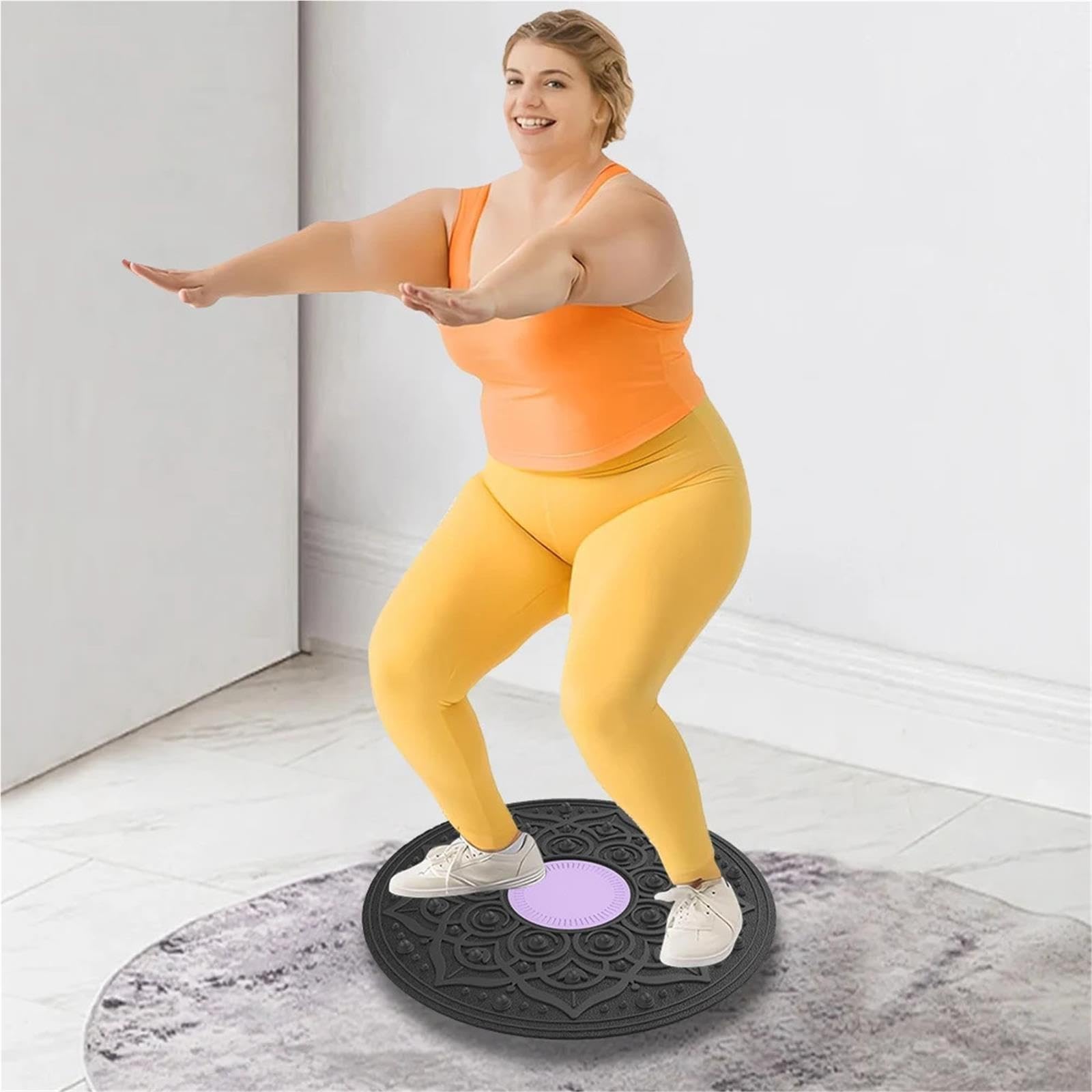Gleichgewichtstrainer Wackel-Balance-Board, Yoga-Schaukel, Balance-Board, rutschfestes Balance-Trainingsgerät