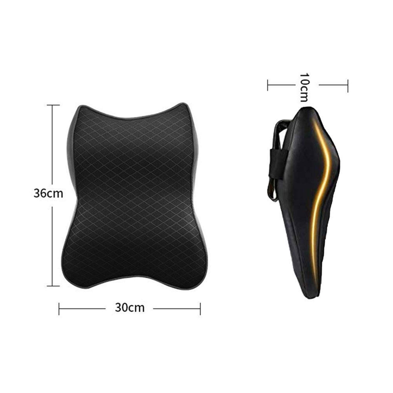 Almohada para el Cuello del Coche Cuello de cuello de cuello de cuello en 3D espuma de espuma de espuma de reposacabezas ajustable almohada almohada para almohada para el cuello de viaje para almohada
