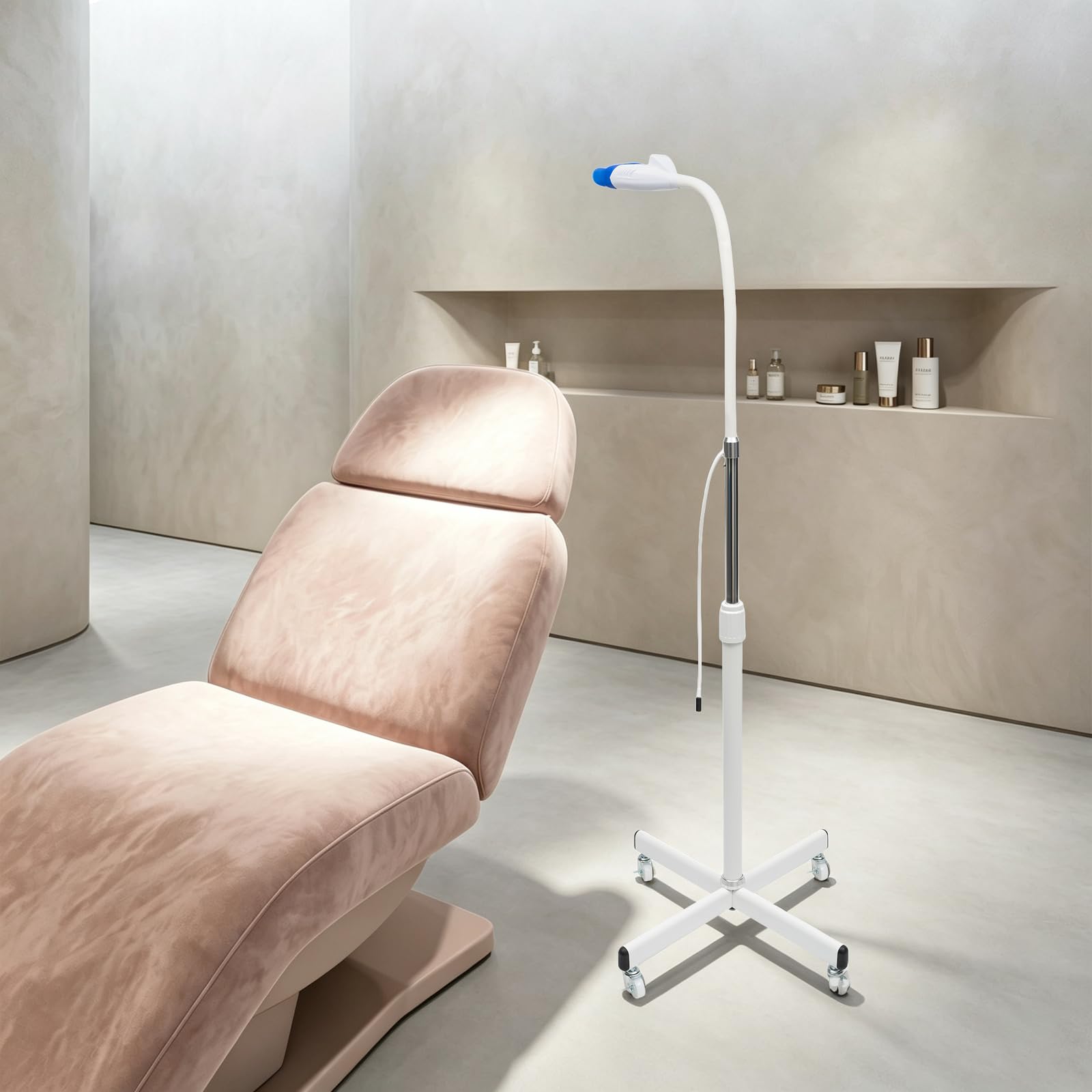 Zahnaufhellungsgerät LED, Bleaching Lampe 6000 MW/cm², Zahnaufhellung Licht | 36W, Blau & Rot, 5 Rollen, 20 Min Timer, Sterilisierbar, für Zahnarztpraxis